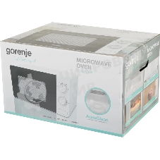 Микроволновая печь Gorenje MO20E1W белый, 20 л, 800 Вт, переключатели - поворотный механизм