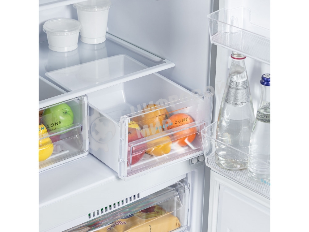 Холодильник Бирюса 551 белый двухкамерный 180/60л морозилка снизу, автоматическое оттаивание