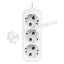 Удлинитель Smartbuy (SBE-16-3-1.5-Z) 3 гнз х 1,5 м (16А/3.5 кВт, ПВС 3х1.0)