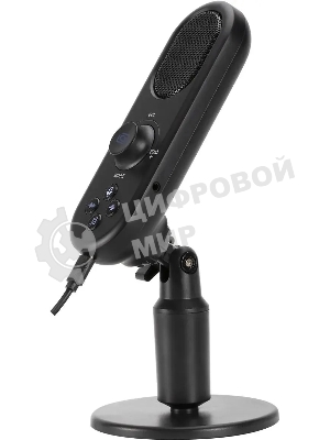 Микрофон проводной Оклик MP-M300 1.5м черный