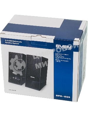 Акустическая система SVEN SPS-604 2.0 черный 4Вт