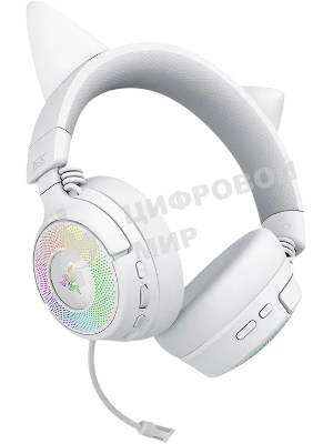 Гарнитура Razer Kraken Kitty V3 Pro белый, беспроводная, bluetooth, до 70 ч, подсветка