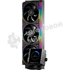 Система водяного охлаждения Thermalright Peerless Vision 360 Soc-AM5/AM4/1200/1700/1851 черный 4-pin 28.1dB Al LCD Ret (P-VISION-360-BL-ARGB)