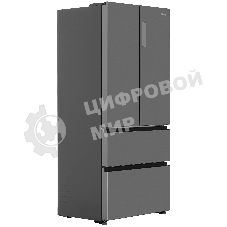 Холодильник Haier HB16FRSAAAERU серебристый трехкамерный 338/109л морозилка снизу, No Frost