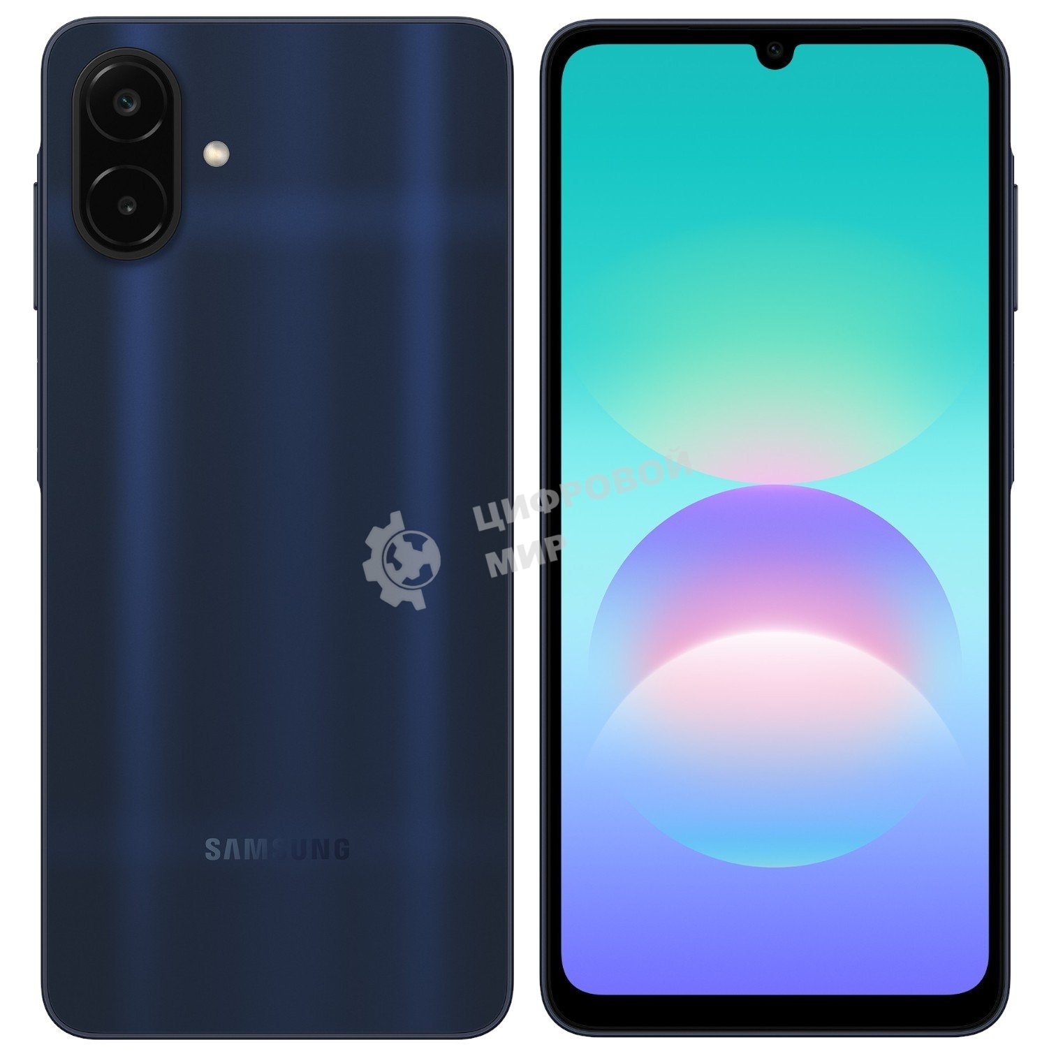 Смартфон Samsung Galaxy A08 4Gb, 128Gb, синий