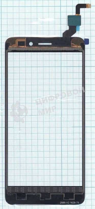 Сенсорное стекло (тачскрин) для Lenovo K6, черное