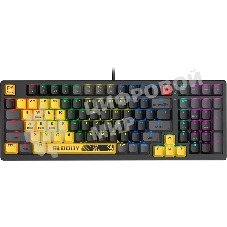 Клавиатура A4Tech Bloody S98 Sports Lime BLMS Plus проводная USB желтый/серый