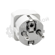 Адаптер сетевой универсальный OXION 220В, 16А, пластик PC, медь, OX-SKTADP220PBAG