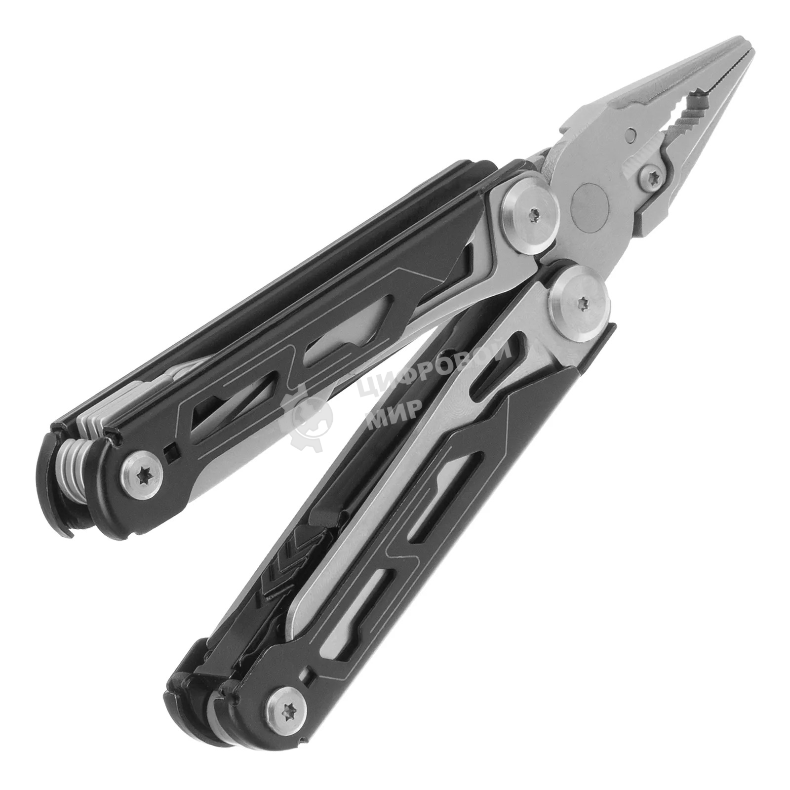 Мультитул Matrix, 15 функций, авторазжим, в чехле, 160 мм