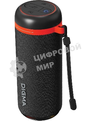 Колонка портативная Digma D-PS1521 черный 16W 2.0 BT 10м 1800mAh
