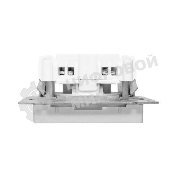 Розетка EKF UP1-SOA-100 СП Эпика 16А без заземл. без шторок механизм алюм.