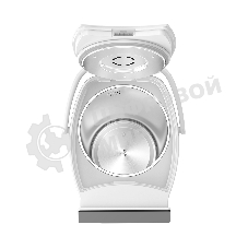 Термопот BQ TP5001 White. Мощность 1600 Вт/Объем 5 л/Сенсорный LED-дисплей/Поддержание температуры/Функция дехлорирования/Регулировка темперы от 40 до 90 'C/Система защиты: от перегрева, от включения без воды, блокировка подачи воды/Внутренняя колба из не