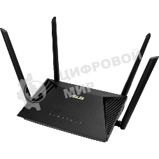 Роутер ASUS RT-AX53U 802.11b/g/n/ac/ax, до 574 + 1201 Mbps, 2,4 + 5 гГц, 4 антенны, USB