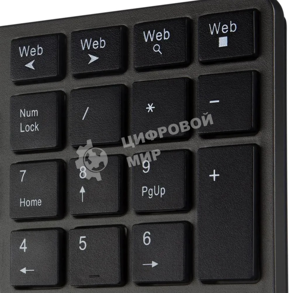 Клавиатура Sven KB-E5300W беспроводная, радиоканал, чёрный