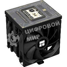 Устройство охлаждения(кулер) Thermalright Burst Assassin Vision 120 Soc-AM5/AM4/1200/1700/1851 черный 4-pin 25.6dB Al+Cu LCD Ret (BA120-VISION-BL)