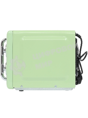 Микроволновая печь Tesler MM-2045 зеленый, 20 л, 700 Вт, переключатели - поворотный механизм