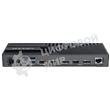 USB-концентратор WAVLINK USB-C Triple Display 4K@60Hz Universal /100W PowerDelivery Include 20V/8A Power Adapter/ 4xUSB3.0/3xUSB C/2xDP 4K 60HZ/3xHDMI 4K 60HZ/1xGigabit LAN/1xAudio In/Out