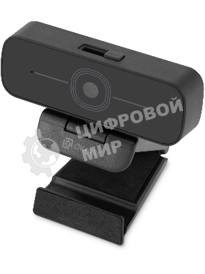 Веб-камера OKLICK OK-C001FH 1920x1080, 30 кадр/с, USB Type-A, микрофон (шумоподавление), универсальное крепление