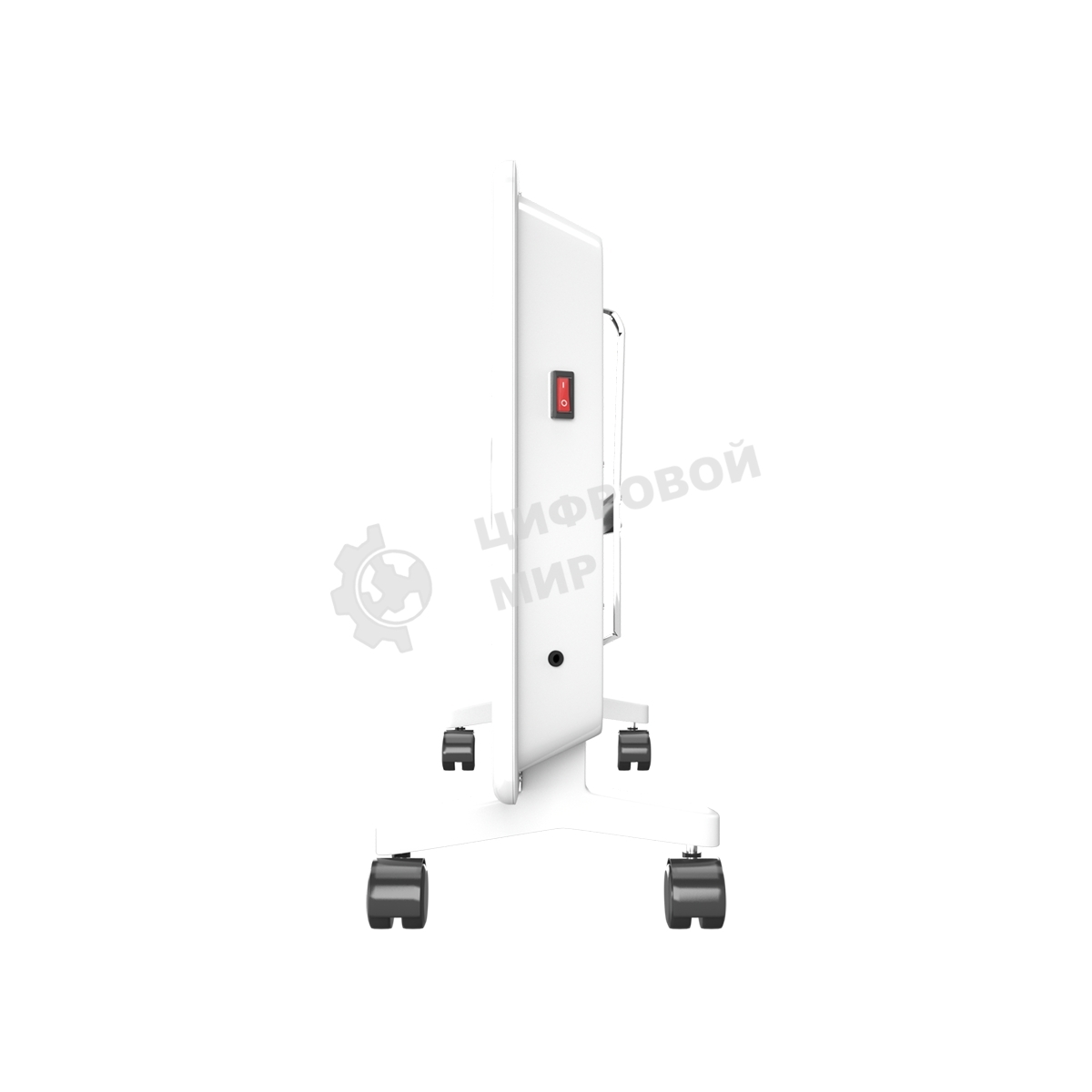 Конвектор электрический Thermex Frame 1500E белый, 1500 Вт, 20 м2, термостат, дисплей, WiFi