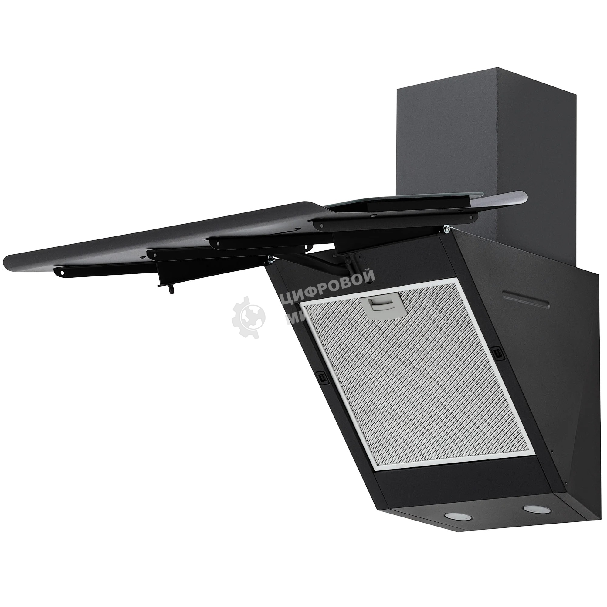 Вытяжка кухонная Krona URAN 600 DN BLACK 4S