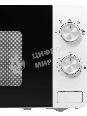 Микроволновая печь Gorenje MO20E1W белый, 20 л, 800 Вт, переключатели - поворотный механизм