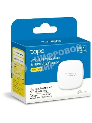 Умный датчик температуры и влажности TP-Link Tapo T310, 868 МГц, питание от батарейки CR2450
