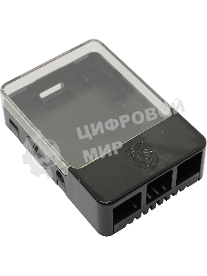 Корпус ACD черный Case w/Sense Hat hole for Raspberry Pi 3 B (CBPIHAT-BLK)