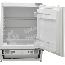 Встраиваемый холодильник Korting KSI 8181, белый однокамерный 133л, морозилка отсутствует, капельное