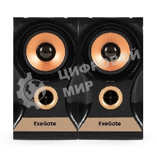 Акустическая система 2.0 ExeGate Maestro SPS-590 (Активная, питание 220В, 2х3Вт, 30-18000Гц, темное дерево, Color Box)