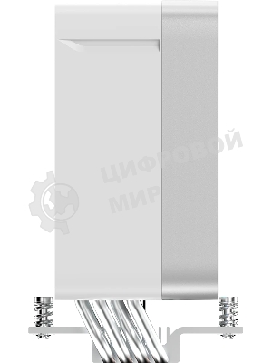Кулер для процессора Ocypus Delta A40 EX WH Digital, 120мм ARGB FAN, Top Display Panel, 4 HEAT PIPES, 4-PIN PWM, 500-1800 RPM, 29DBA, HYDRO BEARING, LGA115X/1200/1700/18XX, AM4/AM5