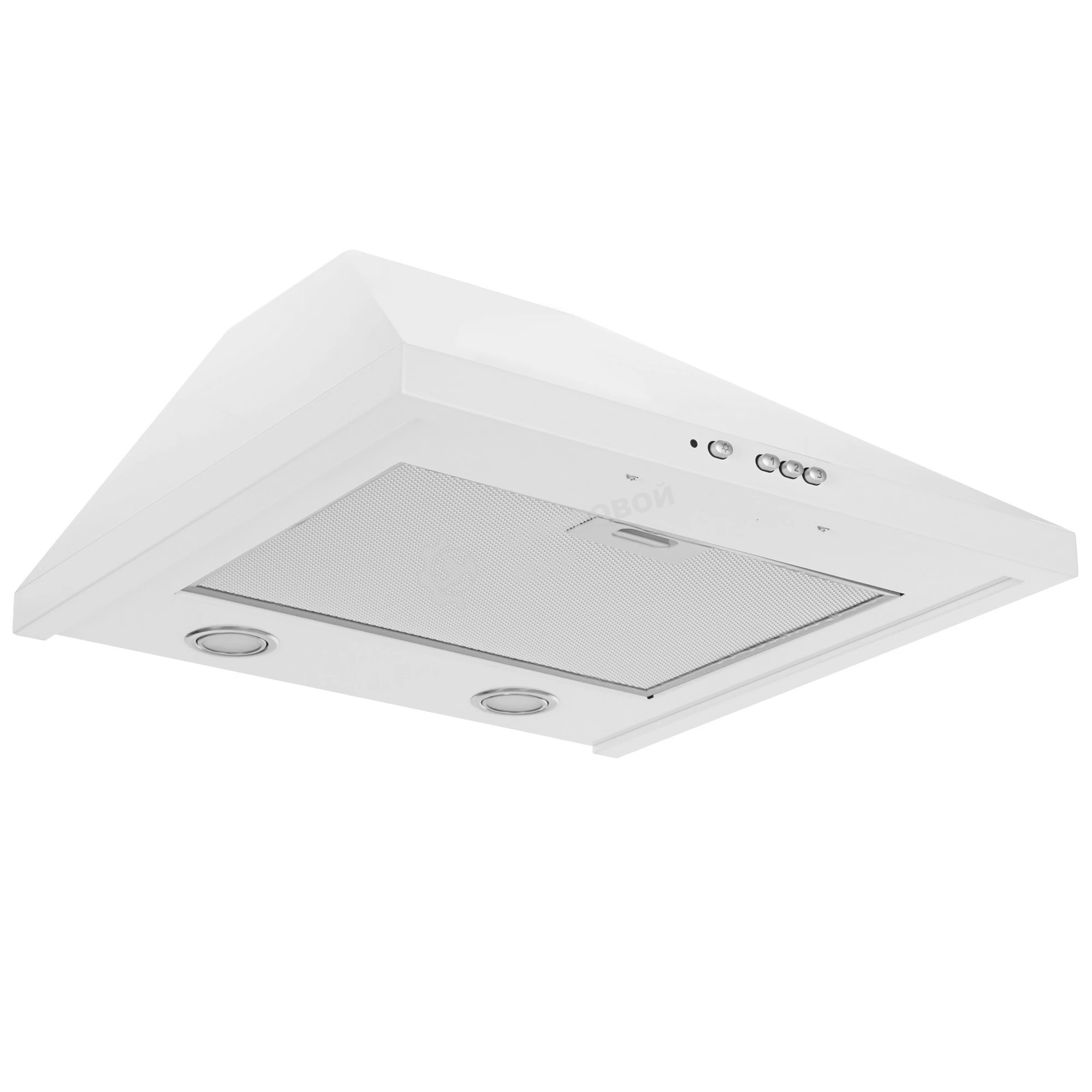 Вытяжка каминная Elikor Вента 50П-430-К3Д белый, 50 см, 430 куб. м/ч, 54 дБ