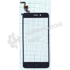 Сенсорное стекло (тачскрин) для Lenovo K6, черное