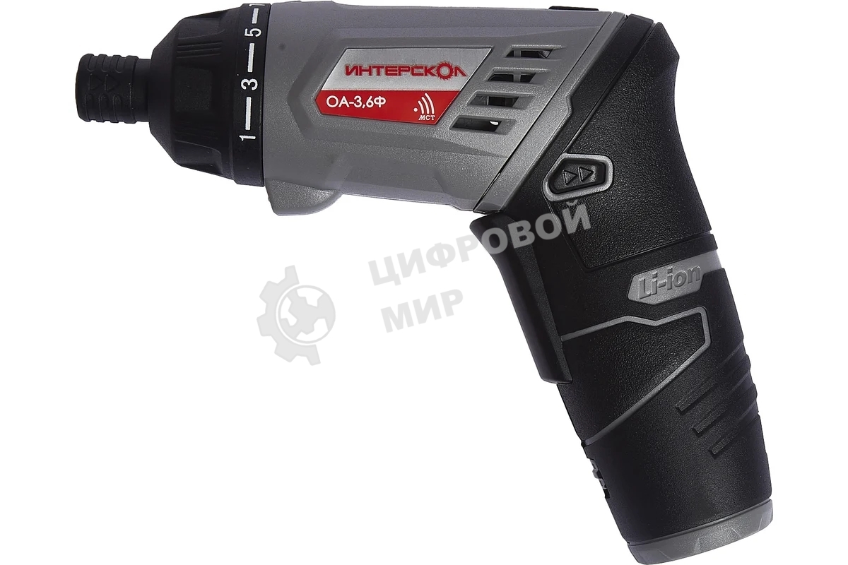 Отвертка аккумуляторная ИНТЕРСКОЛ ОА-3,6Ф акк. (Li-ion, блистер) 433.0.2.00