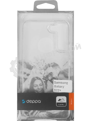 Чехол (клип-кейс) Deppa Gel для Samsung Galaxy S22+ прозрачный