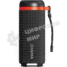 Колонка портатитвная Digma D-PS1521 черный 16W 2.0 BT 10м 1800mAh (PS1521B)