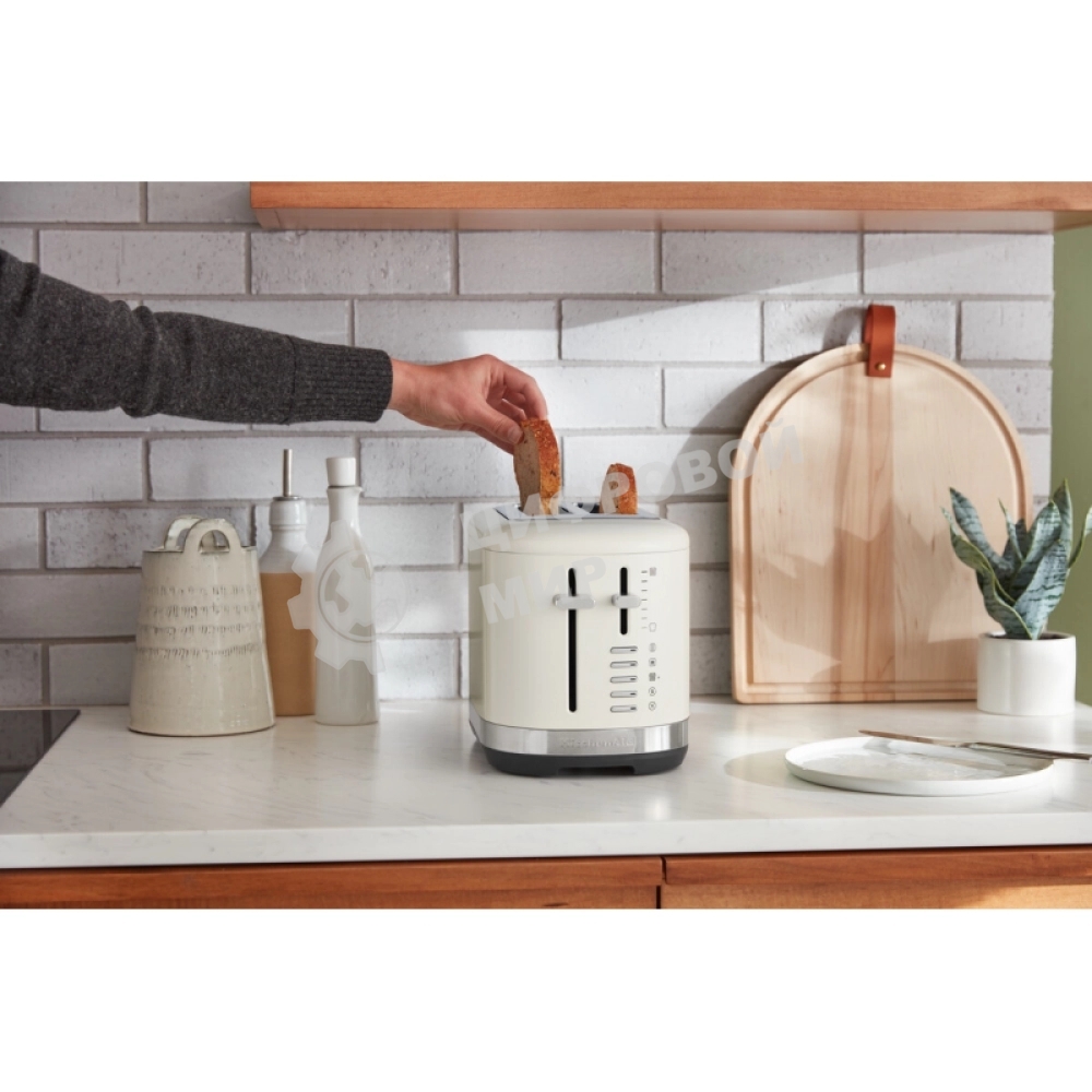 Тостер KitchenAid 5KMT2109EPL 2 тоста, фарфоровый белый