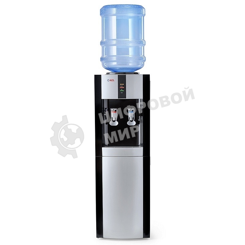 Кулер для воды AEL LC-AEL-47, верхняя загрузка, нагрев 90 °С, охлаждение 10 °С, черный/серебристый