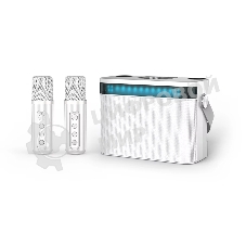 Переносная караоке система TRS2403 iconBIT K902W Колонка 10Вт, 2 микрофона Bluetooth, световые эффекты, аккумулятор в колонке 3000mAh и микрофонах, 22.3*9.6*15.7CM, белый