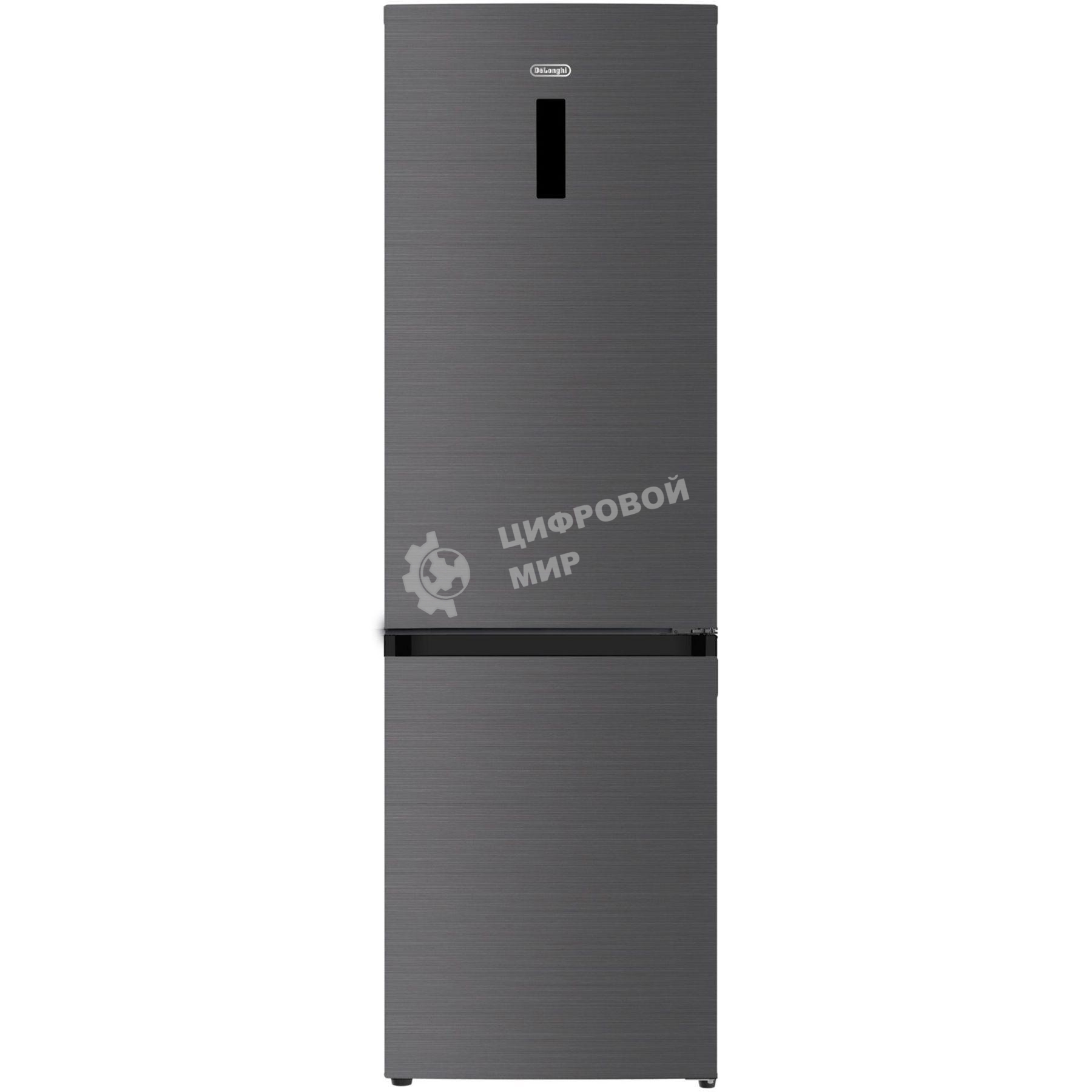 Холодильник DeLonghi DCS 19NFI IS DAMIANO серый двухкамерный 230/100л морозилка снизу, No Frost