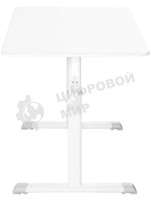 Офисный стол Defender Netis белый, 100x60 см, в63-86 см, ручной.