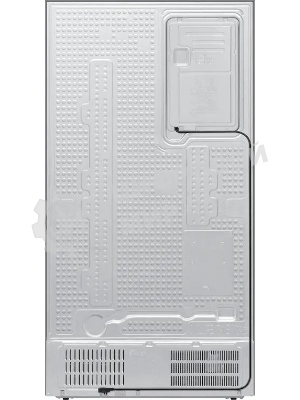 Холодильник Samsung RS70F65QETEO серебристый двухкамерный 420/239л морозилка сбоку, No Frost, Side by Side