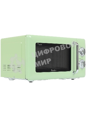 Микроволновая печь Tesler MM-2045 зеленый, 20 л, 700 Вт, переключатели - поворотный механизм