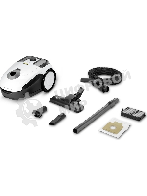 Пылесос Karcher VC 2 белый/черный, 400/700 Вт, уборка сухая, пылесборник мешок 2.8 л