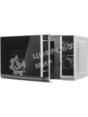 Микроволновая печь home HMM207ES черный/серебристый, 20 л, 700 Вт, переключатели - поворотный механизм