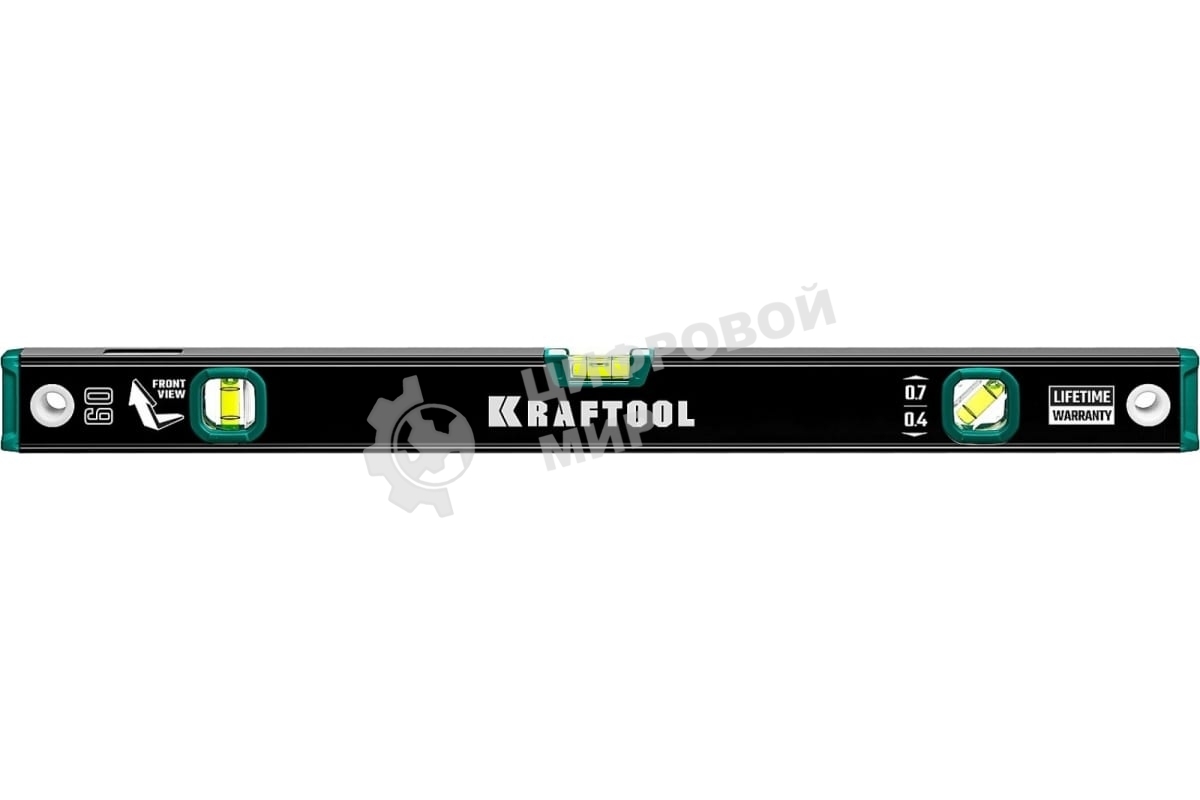 Уровень с зеркальным глазком Kraftool 600 мм