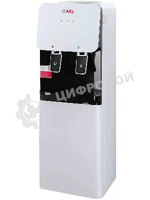 Кулер для воды AEL LD-AEL-85c, верхняя загрузка, нагрев 95 °С, охлаждение 8 °С, белый/черный