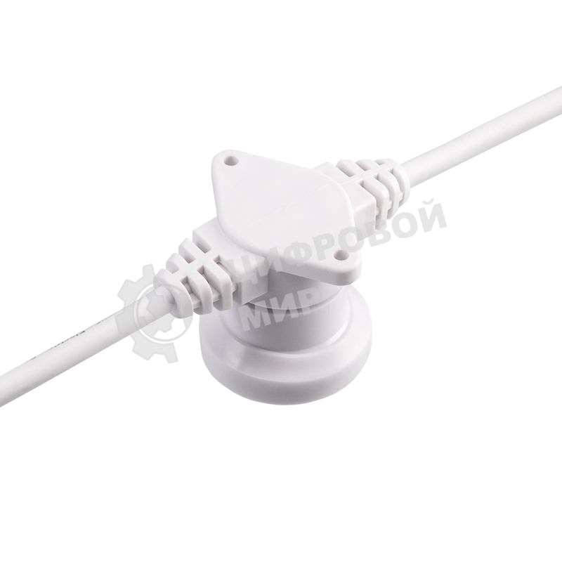 Гирлянда Neon-night Белт-Лайт 2 жилы, 50 м, шаг 20 см, 250 патронов E27, IP65, белый круглый провод