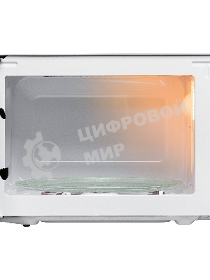 Микроволновая печь BBK 20MWG-738M/W белый, 20 л, 700 Вт, переключатели - поворотный механизм