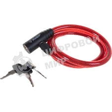 Замок тросовый Зубр Мастер, 3 ключа в комплекте, длина троса 950мм, d 10мм 37263-95