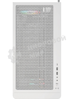 Компьютерный корпус Montech XR Wood белый без БП ATX 3x120мм 2xUSB3.0 audio bott PSU